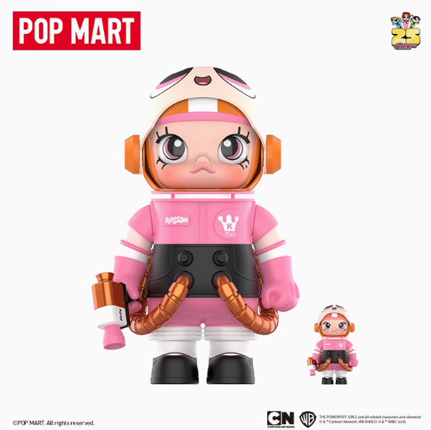POPMART泡泡玛特MEGA SPACE MOLLY 400%+100% 飞天小女警花花