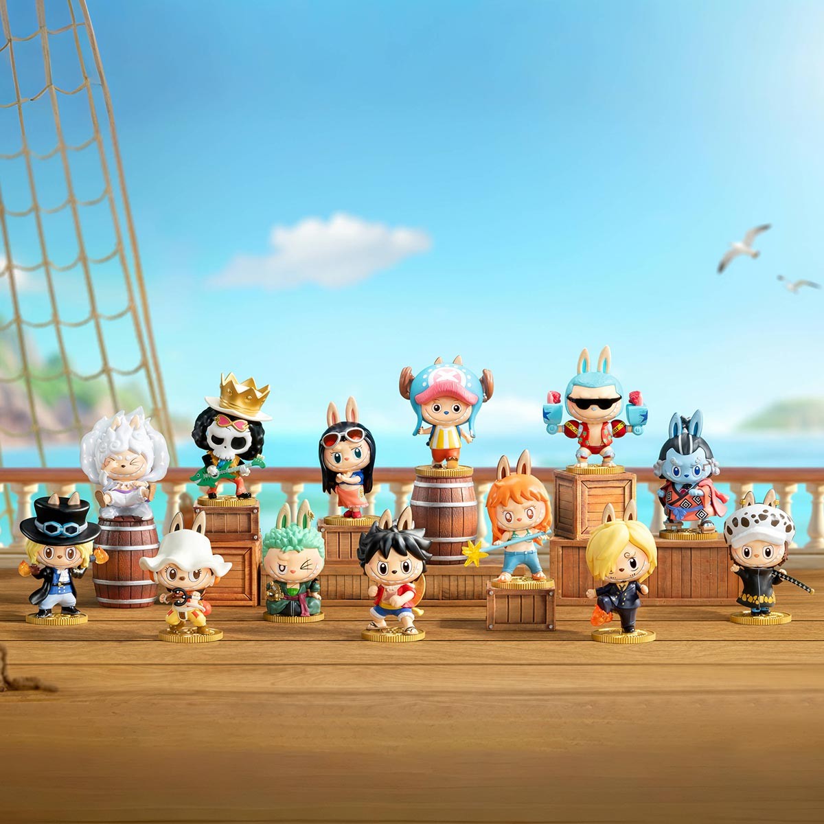 THE MONSTERS×航海王系列手辦 整套12個